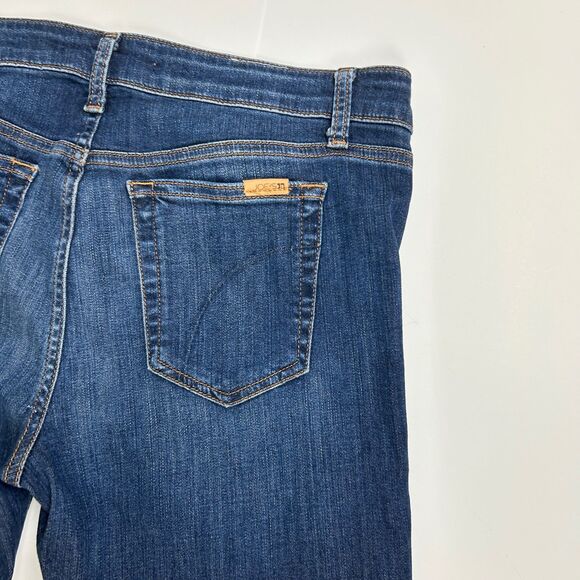 Joe's Jeans The Icon Mid Rise Flare Jeans Sophia Medium Blue Denim Y2K sz 32 - Picture 2 of 12